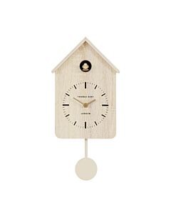 Thomas Kent Cuckoo Wall Clock in Washed Oak front